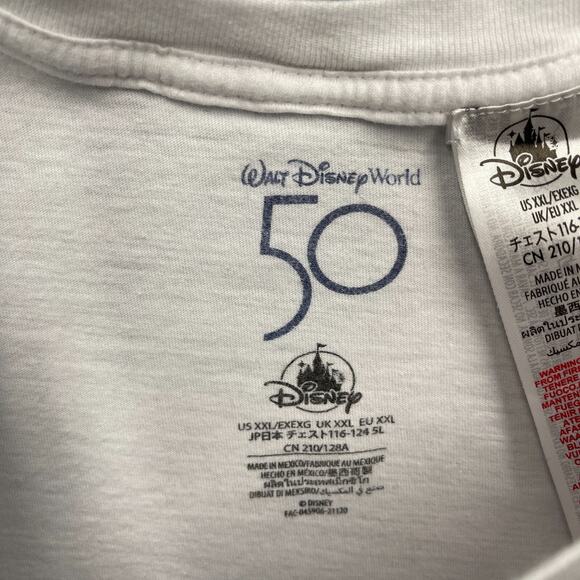 Walt Disney World 50th Anniversary Passholder Shirt XXL Ombre Crew Neck Long - Picture 4 of 9